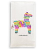 French Graffiti Let’s Get Smashed Pinata Tea Towel