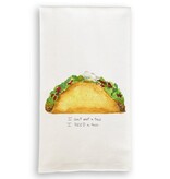 French Graffiti Taco Tea Towel