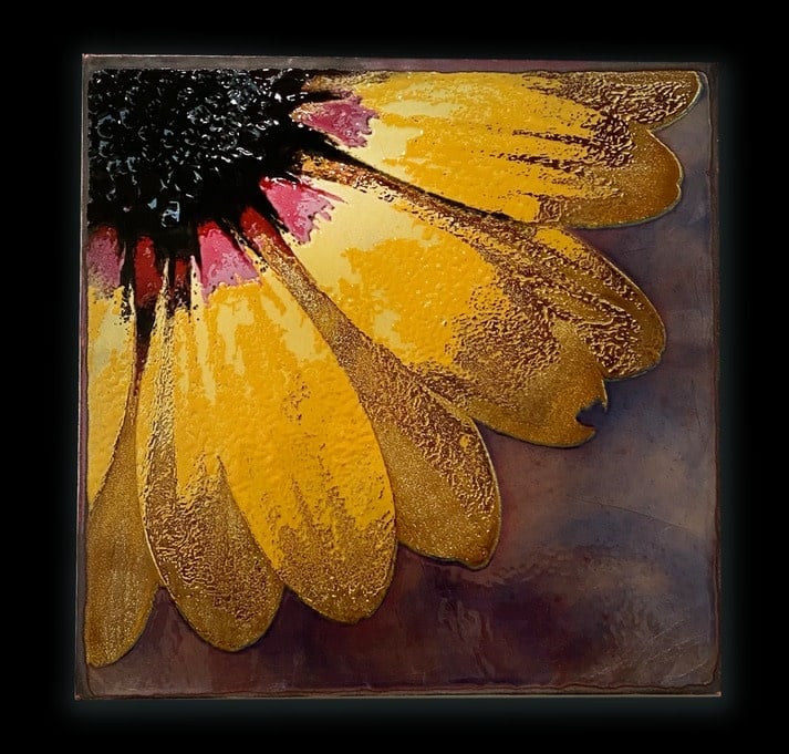 Houston Llew HL LIMITED: Lemon Symphony Houston Llew  15"x15"