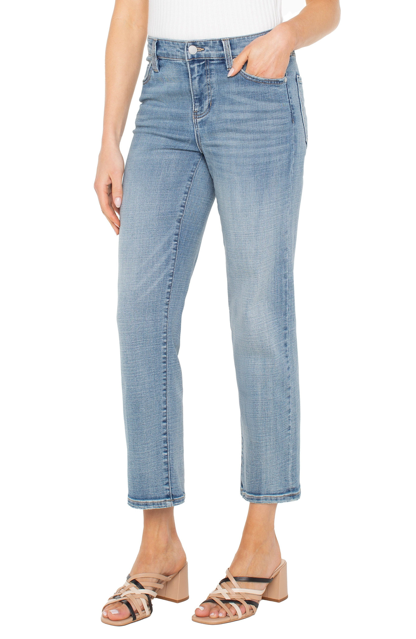 Liverpool Los Angeles kennedy crop straight 27" ins