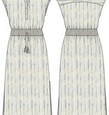Liverpool Los Angeles dolman woven midi dress w smocked waist