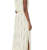 Liverpool Los Angeles dolman woven midi dress w smocked waist