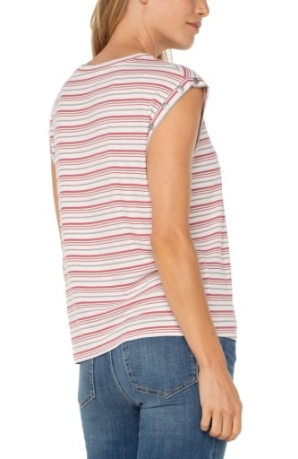 Liverpool Los Angeles sleeveless dolman knit top