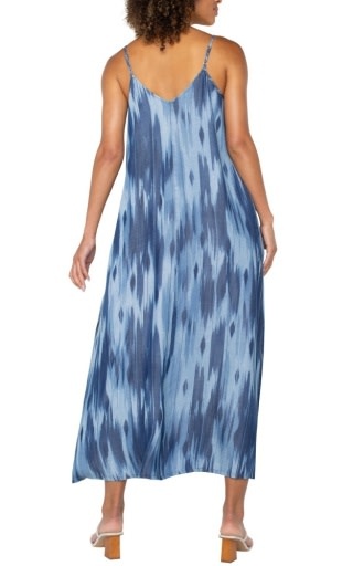 Liverpool Los Angeles spaghetti strap maxi w pockets