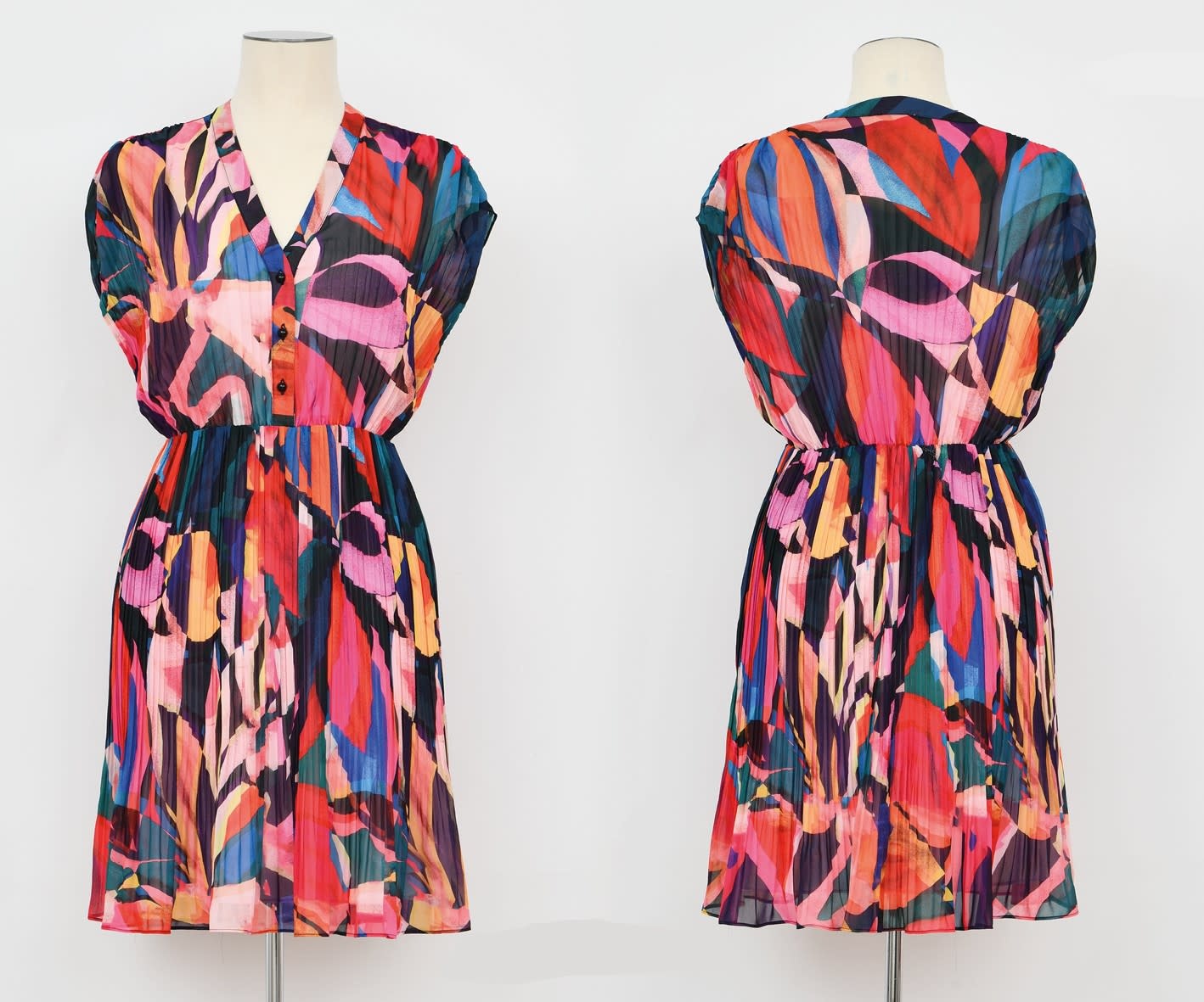 Molly Bracken Multico Donna Ladies Woven Dress