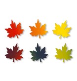 Roeda Studio Maple Leaf Magnets S/6 Harvest Ombre