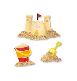 Roeda Studio Fun in the Sand Magnets S/3, Summer Beachy Decor