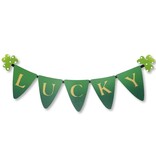 Roeda Studio "Lucky" Banner Mini Art Pop (9.5"w), St. Patrick's Day