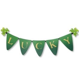 Roeda Studio "Lucky" Banner Magnet (9.5"w), St. Patrick's Day