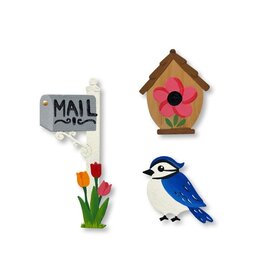 Roeda Studio Spring Mailbox Magnets S/3
