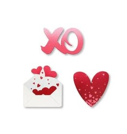 Roeda Studio Sending Lots of Love S/3 Magnets, Valentine's Day Decor