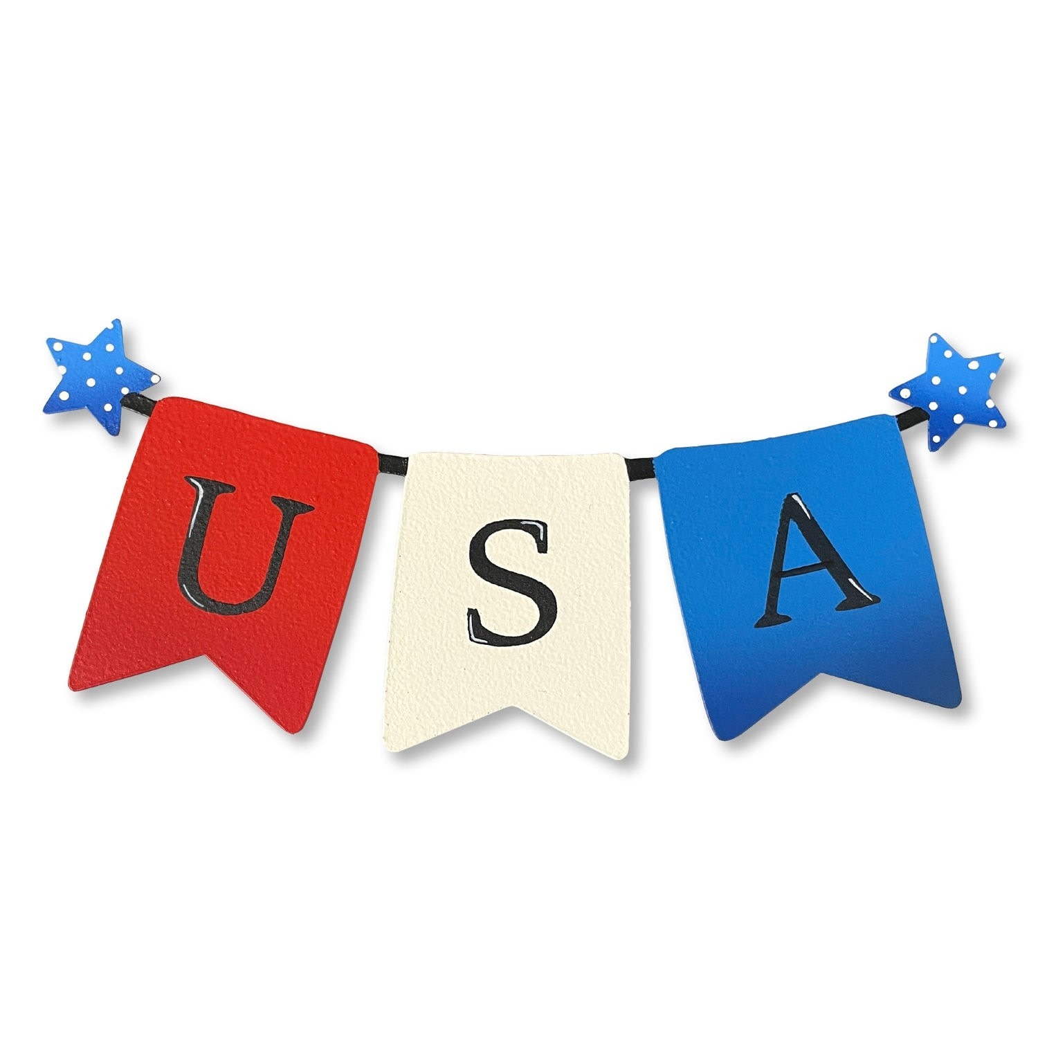 Roeda Studio Patriotic "USA" Banner Mini Art Pop Magnet (8"w)