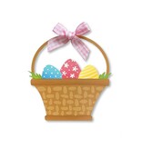 Roeda Studio Easter Basket Magnet, Spring Decor