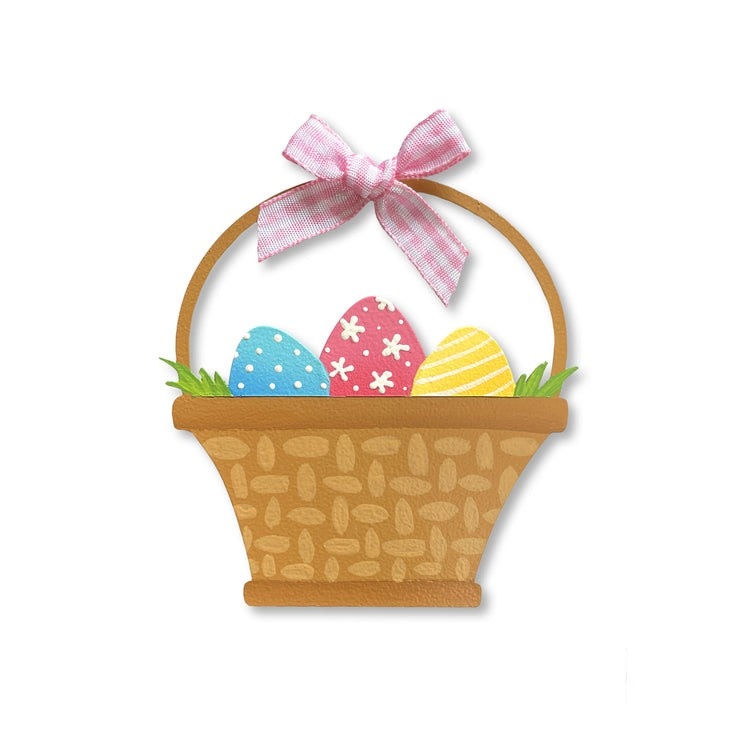 Roeda Studio Easter Basket Magnet, Spring Decor