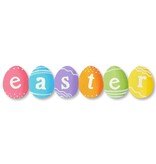Roeda Studio Easter Egg Banner Magnet (6"w), Spring Decor