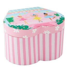 Mudpie HEART JEWELRY MUSIC BOX