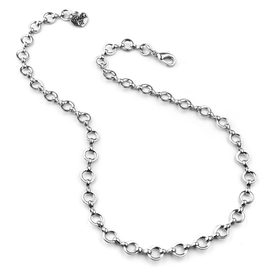 Charm It! CHARM IT! Silver Chain Choker Necklace