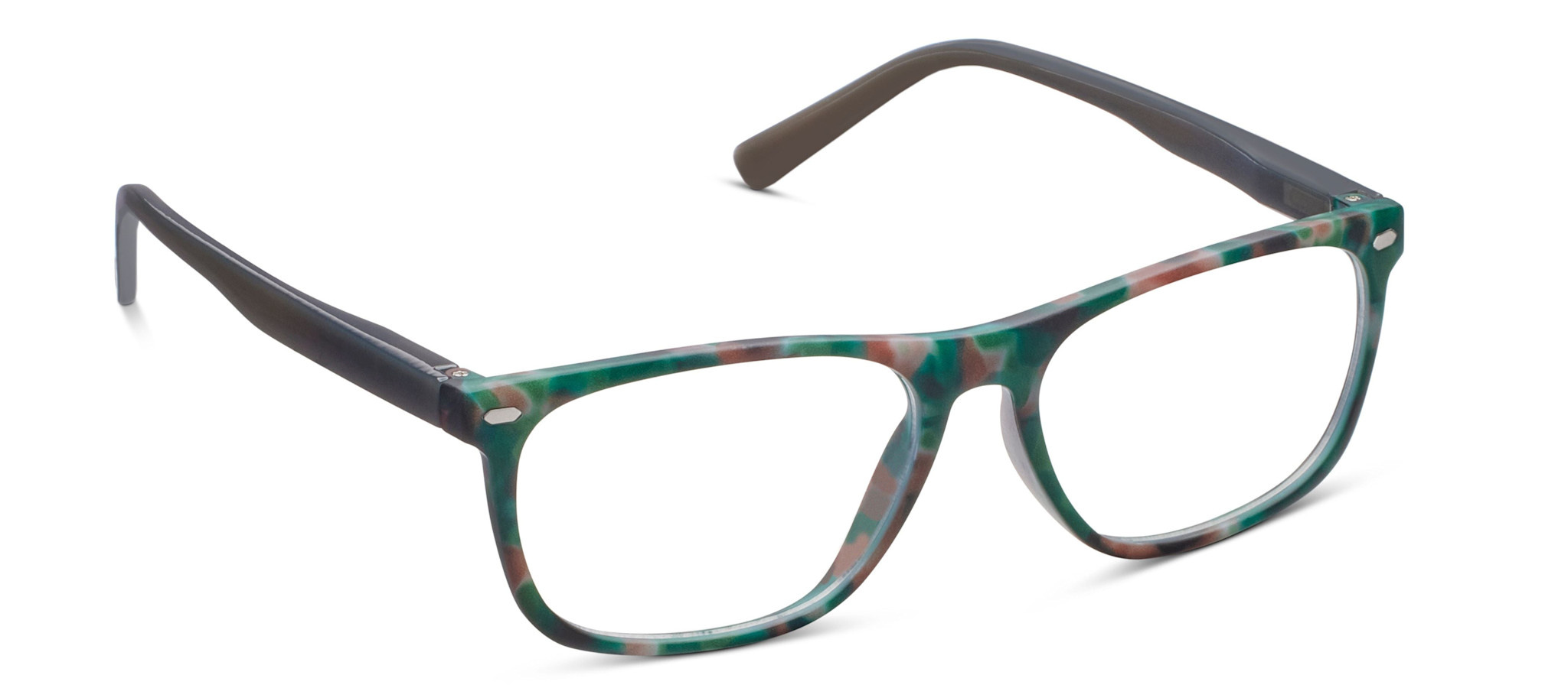 Peepers Green Camo/Black Dexter Blue Light Reading Glasses