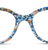 Peepers Blue Leopard Oasis Blue Light Reading Glasses