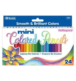 24 Mini Colored Pencils