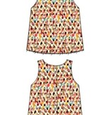 Liverpool Los Angeles sleeveless button back fray hem woven top