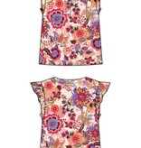 Liverpool Los Angeles flutter sleeve button front woven blouse