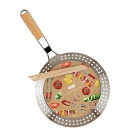 Mudpie GRILL BASKET SERVING TOOL SET