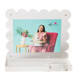 nora fleming clearly a-nora-ble: scalloped acrylic frame for nora fleming minis