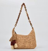 Molly Bracken Beige Ladies Woven Bag