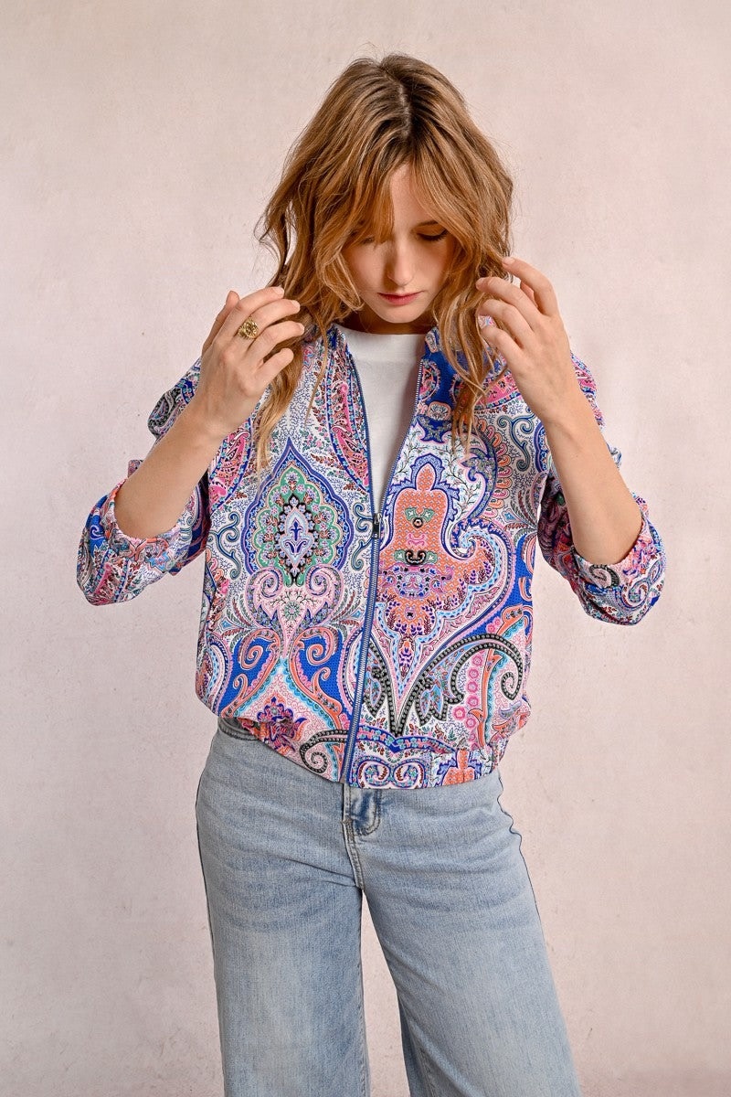 Molly Bracken Multico Aelis Ladies Woven Jacket