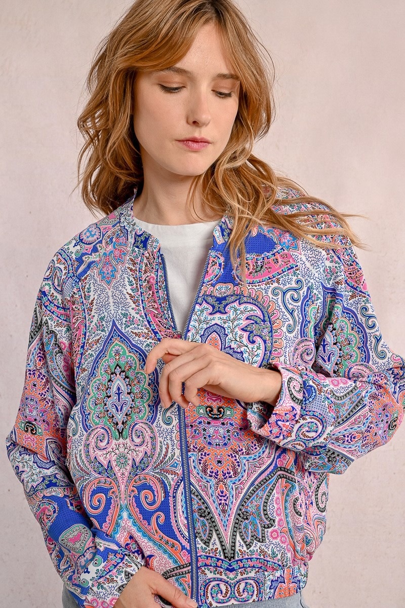 Molly Bracken Multico Aelis Ladies Woven Jacket