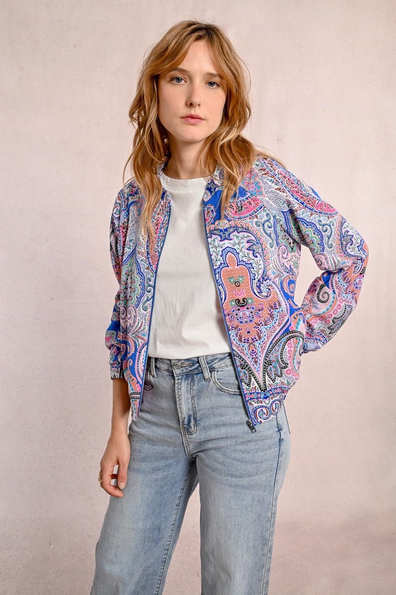 Molly Bracken Multico Aelis Ladies Woven Jacket