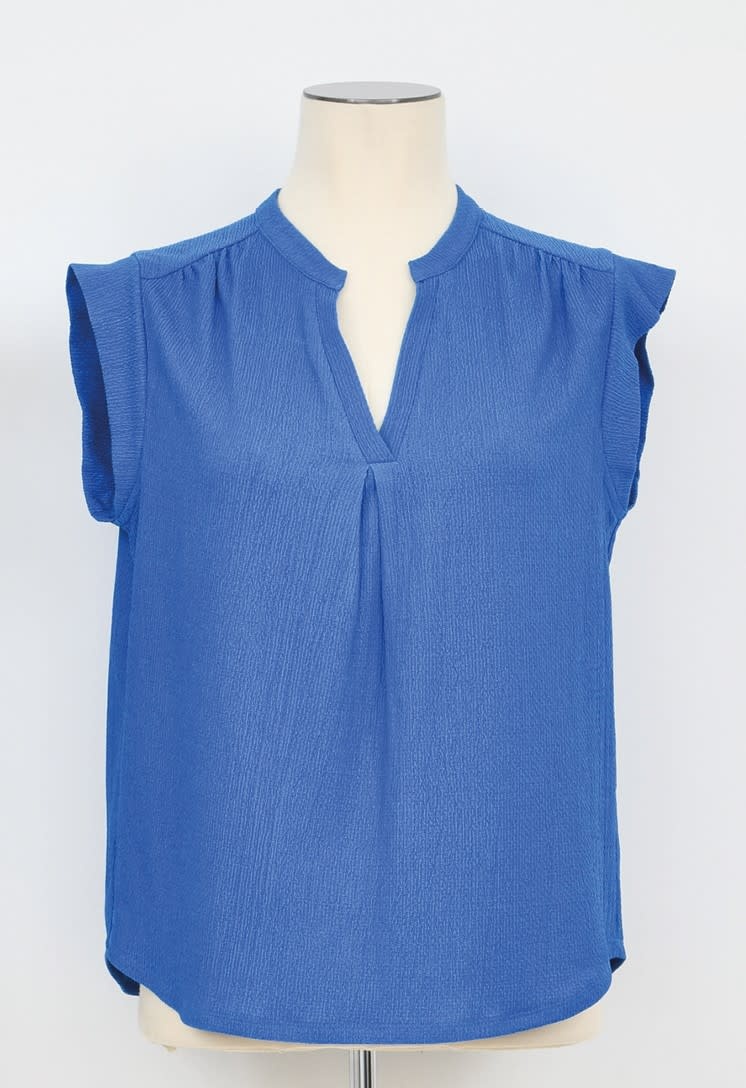 Molly Bracken Blue Ladies Knitted Top