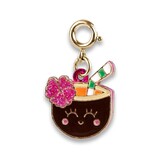 Charm It! Gold Coconut Drink Charm