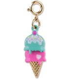 Charm It! Gold Swivel Ice Cream Cone Charm