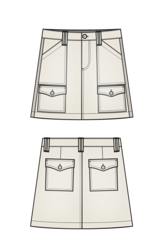 Liverpool Los Angeles cargo skort