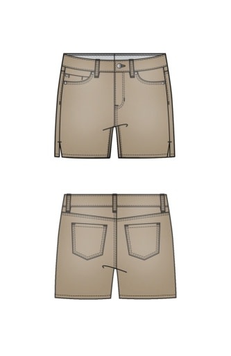 Liverpool Los Angeles vickie short 3.5" ins