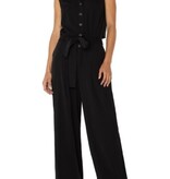 Liverpool Los Angeles sleeveless wide leg jumpsuit 31"