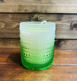 DW Candles Frozen Coconut Mojito Candle in Ombre Hobnail Jar 8.1 oz
