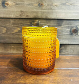 DW Candles Frozen Sunrise Margarita Candle in Ombre Hobnail Jar 8.1 oz