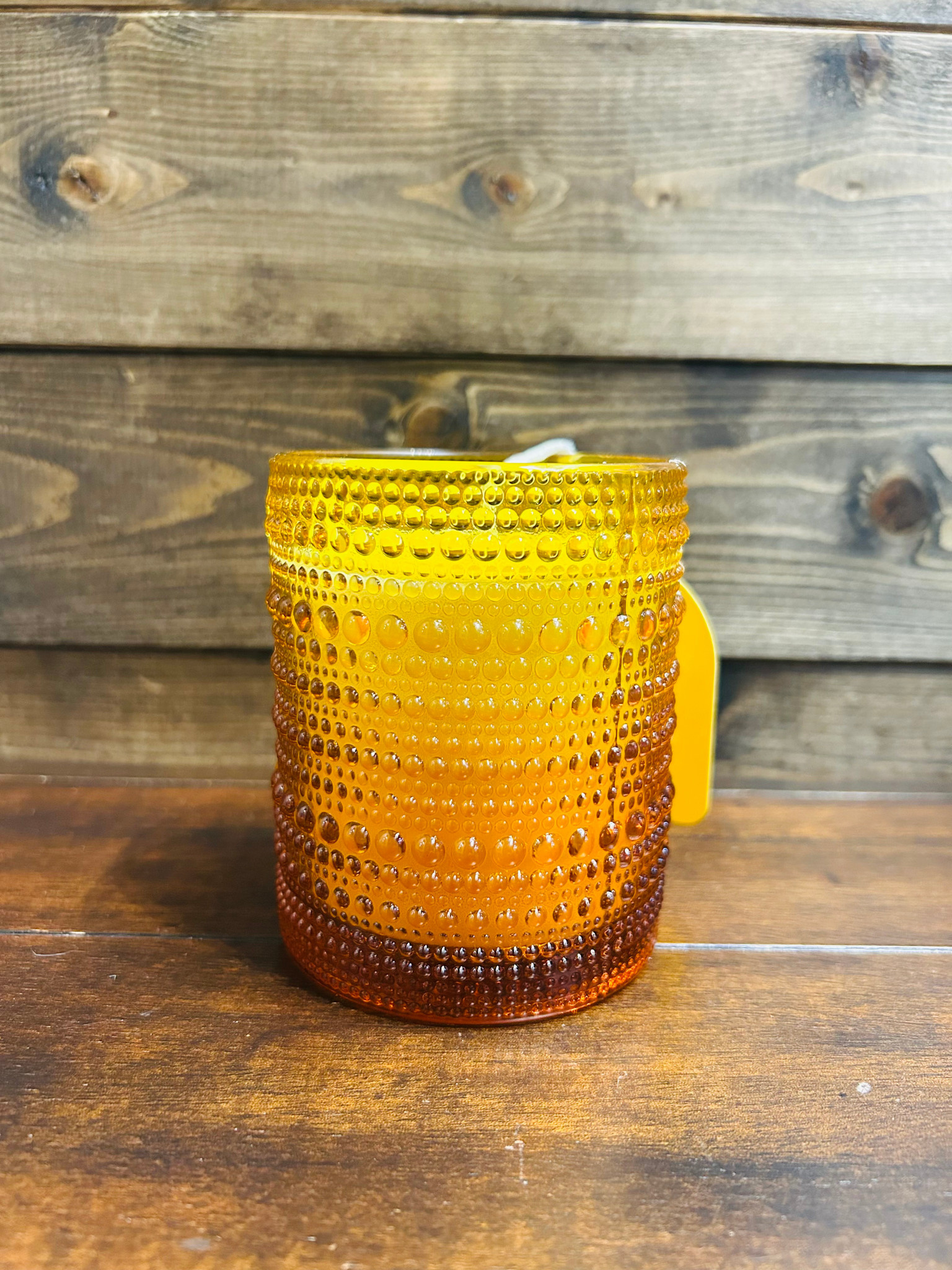 DW Candles Frozen Sunrise Margarita Candle in Ombre Hobnail Jar 8.1 oz