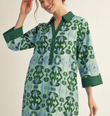 Jodifl Green Boho Floral Dress
