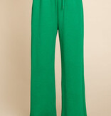 Jodifl Green Textured Loose Pants