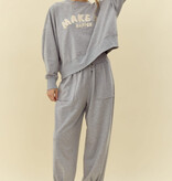 Jodifl H. Grey Solid Jogger Pants