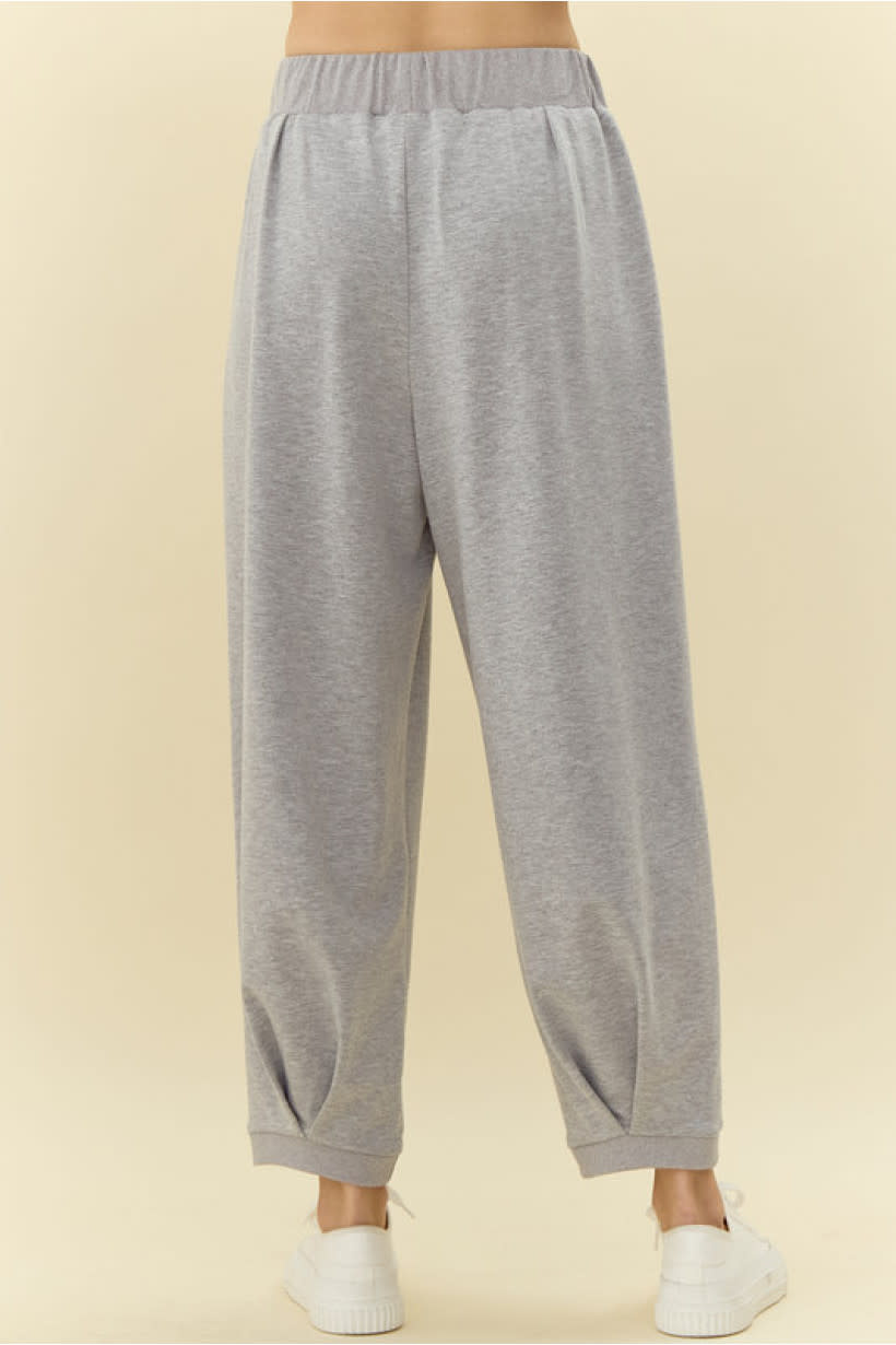 Jodifl H. Grey Solid Jogger Pants