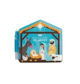 Mudpie NATIVITY WATER WIZARD BOOK