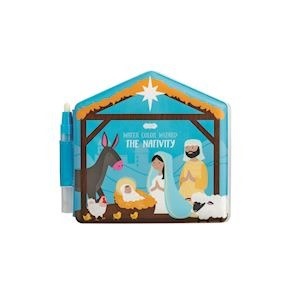 Mudpie NATIVITY WATER WIZARD BOOK