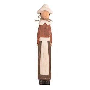 Mudpie FEMALE WOOD PILGRIM SITTER
