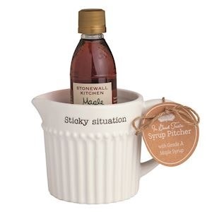 Mudpie GOURMET SYRUP PITCHER GIFT SET