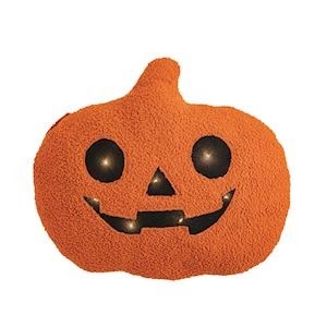 Mudpie PUMPKIN LED HALLOWEEN PILLOW